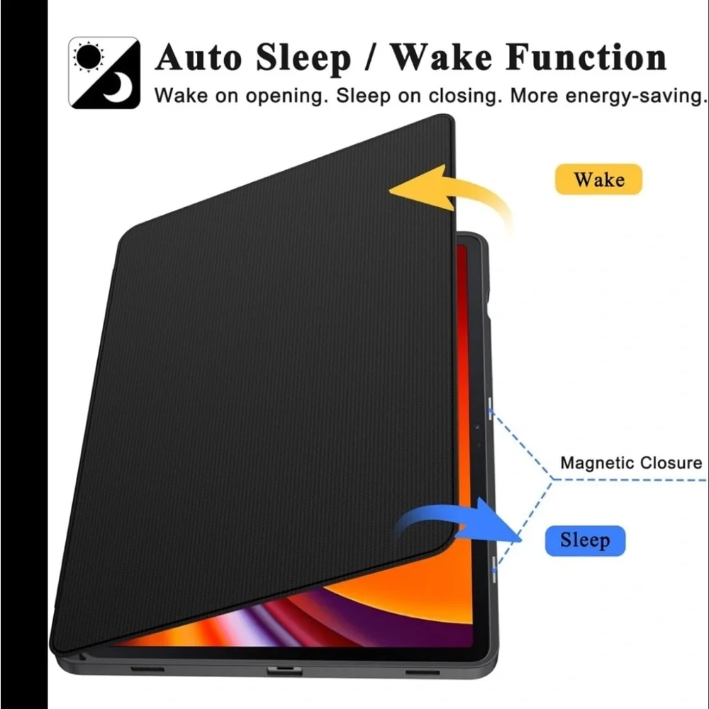New Soke Samsung black folding case for S9 11 in tablet